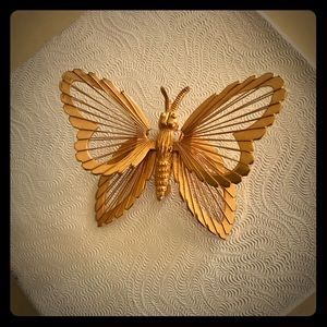 Vintage Monet Brooch butterfly
